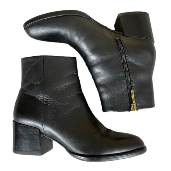 J. McLaughlin Shoes - J McLAUGHLIN Lillie Black Leather Boots Size 6